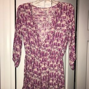Quarter sleeve romper